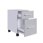 Gaveteiro Volante Branco/cinza M.com