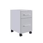 Gaveteiro Volante Branco/cinza M.com