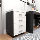 Gaveteiro Volante Com 4 Gavetas Para Escritório Ou Home Offic