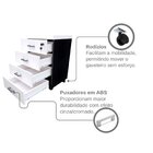 Gaveteiro Volante Com 4 Gavetas Para Escritório Ou Home Offic