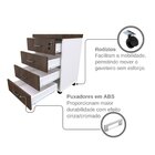 Gaveteiro Volante Com 4 Gavetas Para Escritório Ou Home Offic