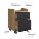 Gaveteiro Volante Flexus Artesano 40 Cm (larg) Mdp Hanover (m