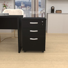 Gaveteiro Volante Para Escritório 2 Gavetas + Gaveta Para Pas