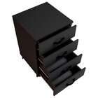 Gaveteiro Volante Para Escritório 4 Gavetas One Preto