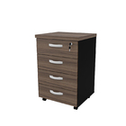 Gaveteiro Volante Para Escritório Com 4 Gavetas Netmobil - No