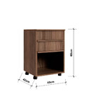 Gaveteiro Volante Web0337 2 Gavetas E Nicho Web Office