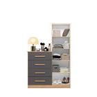 Gaveteiro Wells Nature/titanium