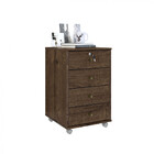 Gaveteiro Zanzini Intelectual Plus Com 4 Gavetas E Rodízios