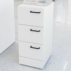 Gaveteiro Zurique 3 Gavetas Branco - Politorno