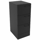 Gaveteiro Zurique 3 Gavetas Preto - Politorno