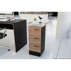 Gaveteiro Zurique 3 Gavetas Preto - Politorno