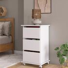 Gaveteiros Com Rodinhas Branco - Branco