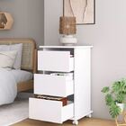 Gaveteiros Com Rodinhas Branco - Branco