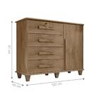 Gaveterio Com 1 Porta Estrasburgo Cinamomo