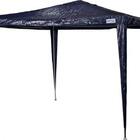 Gazebo 3x3 Rafia Branco/azul Mor
