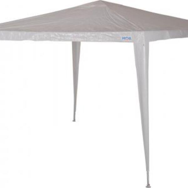 Gazebo 3x3 Rafia Branco/azul Mor