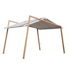 GAZEBO  OXIA ALU/AÇO 4X3X4 NA/CL NT