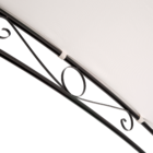 Gazebo Aço e Poliéster Branco 2,67x3x4m Occo Naterial