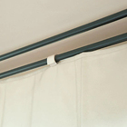 Gazebo Aço e Poliéster com Cortina Taupe 300x400cm Oxis Naterial