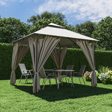 Gazebo Aço Taupe Oxis 280x298cm Naterial