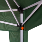 Gazebo Articulado Aço e Poliéster Verde 2,55x2,95x2,95m Origami Naterial