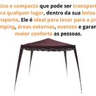 Gazebo Articulado Base 3x3  Bordô