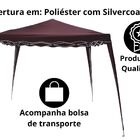 Gazebo Articulado Base 3x3  Bordô