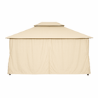 Gazebo em Aço com Cortinas em Poliéster 4x3m - Tenda Malibu B