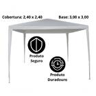 Gazebo Montável 3x3  Branco