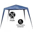 Gazebo Montável Base 3x3  Azul