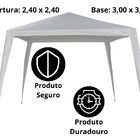 Gazebo Montável Base 3x3  Branco