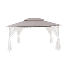 Gazebo Oxis Aço Taupe 200x400 Naterial