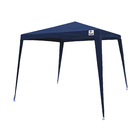 Gazebo Poliéster 3x3 Polietileno Azul Bel Fix