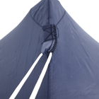 Gazebo Poliéster e Aço Articulável Azul 2,6x3x3m BelFix