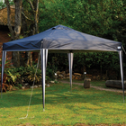 Gazebo Poliéster X-Flex Articulável Azul 300x300cm Mor