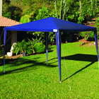 Gazebo Ráfia Azul 2,5x3x3m