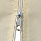 Gazebo Taupe 4x3m Impermeável Em Aço Com Cortinas