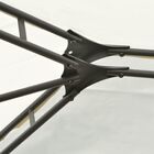 Gazebo Taupe 4x3m Impermeável Em Aço Com Cortinas