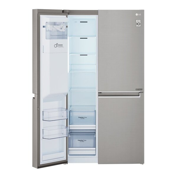 Geladeira 601 Litros Lg Side By Side New Lancaster Gs65sdn | Leroy