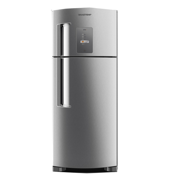 Geladeira Brastemp Frost Free Duplex 403 litros cor Inox com