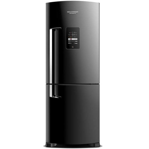 Geladeira Brastemp Frost Free Inverse 422 litros Preto com Sm