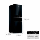 Geladeira Brastemp Inverse 3 Frost Free 419 Litros Cor Preta