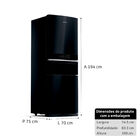 Geladeira Brastemp Inverse 3 Frost Free 419 Litros Cor Preta