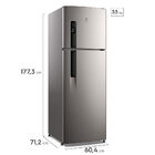 Geladeira Electrolux Frost Free 380l Autosense Duplex Inox Lo