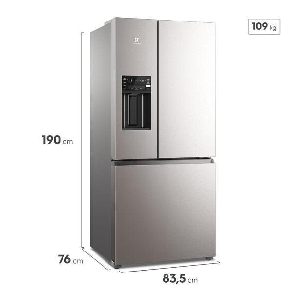 Geladeira Electrolux Frost Free 583l Efficient Autosense Dispenser