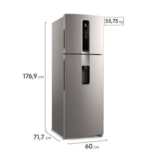 Geladeira Electrolux Frost Free Inverter 389l Água Na Porta