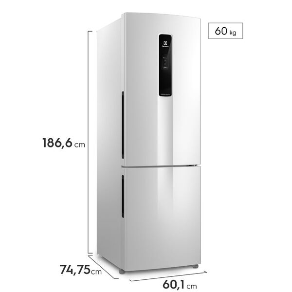Geladeira Electrolux Frost Free Inverter 400l Efficient Autosense