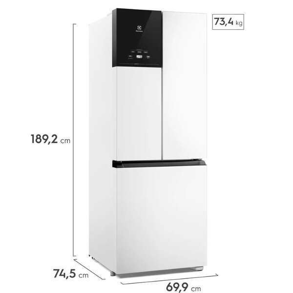 Geladeira Electrolux Frost Free Inverter 484l Efficient Autosense