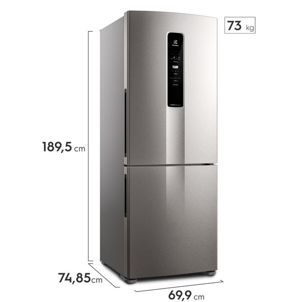 エリー Geladeira Electrolux Frost Free Inverter 490l Efficient Com