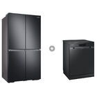 Geladeira French Door Rf59 575l Black Inox 220v + Lava-louças